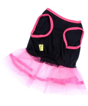 Ranphy Rock Pink & White Princess Dress for Little Dogs & Cats - Chihuahua Clothing XS Puppy Shirt Summer Dress - Buy Online on GoSupps.com