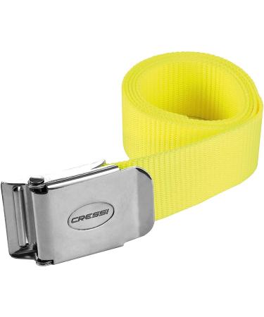 Cressi Weight Belt - Neon Yellow | Dive Belt for Secure and Stylish Diving - Buy Online on GoSupps.com