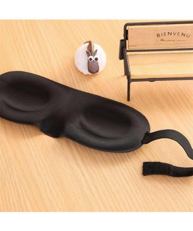 3D Black Sleep Mask - Light Blocking Night Sleeping Eye Mask (1 Count) - Buy Online on GoSupps.com