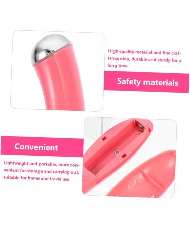 CIYODO 1 Piece Portable Eye Care Massager Ergonomic Eye Skin Massager with Ionic Heat Essence Input Option for Home Beautiful Design Pink - Buy Online on GoSupps.com