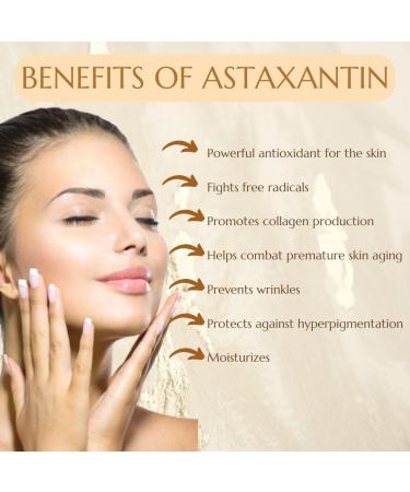 Green idea Astaxanthin face cream antiaging cream antioxidant cream fights free radicals face cream with rosehip oil shea butter panthenol olive oil cream 50 ml - Buy Online on GoSupps.com