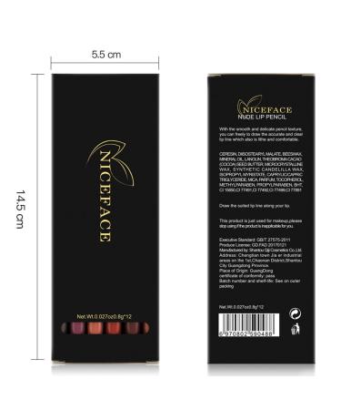 12 Color Set Ultra-Fine Waterproof Lip Liner - Durable & High-Pigment Lip Pencil for Perfect Lips - Buy Online on GoSupps.com
