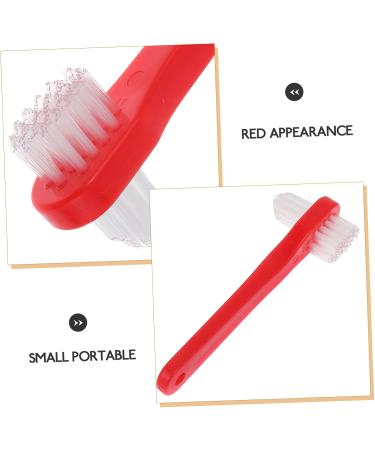 Fomiyes Portable Toothbrush Set - 4-Piece Prosthesis Cleaning Tools for Gum Care & Travel - Buy Online on GoSupps.com