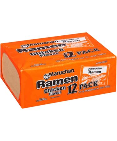 Ja Cor Instant Ramen Noodle Soup Chicken Flavor Noodles 3 oz. Bulk Pack Bundle with 1-Set of Reusable Stainless Steel Chopsticks(12 Individual Packs) - Buy Online on GoSupps.com