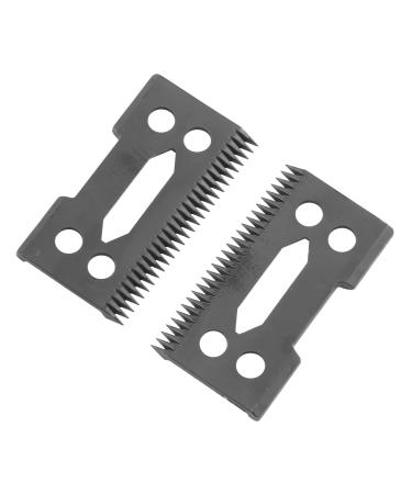 piuryue 2 Pcs Ceramic Blade Ceramic Replacement Cutter 28 Teeth Ceramic Clipper Blade Replacement Cutter 2-Hole Clipper Black