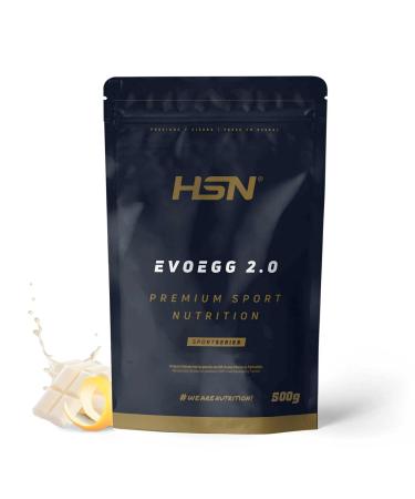Prot ine d Oeuf de HSN Evoegg 2.0 | 100% Albumine d Oeuf en Poudre | Id al pour les Personnes Intol rantes au lactose et Ovo-lactov g tariens | Non-OGM Sans Gluten | Chocolat Blanc - Citron | 500gr Chocolat Blanc - Citron 500g