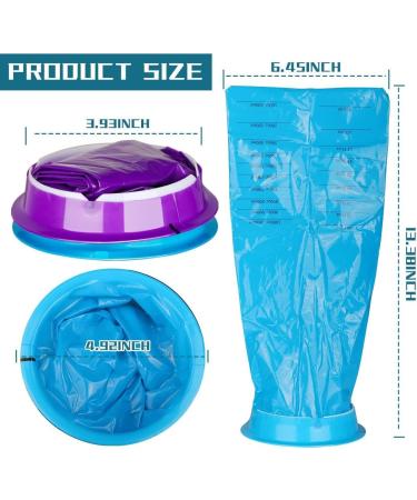 Disposable Vomit Bags 1000ml - 16 PCS High Density Emesis Bags for Car & Travel - Motion & Morning Sickness - Buy Online on GoSupps.com