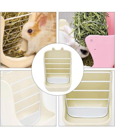 Balacoo 1pc 2 in 1 Grass Stand Hamster Chinchilla Feeder Food Basket Bunny Feeder Rack Manger Pet Ferrets - Buy Online on GoSupps.com