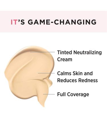 IT Cosmetics Bye Bye Redness Color-Correcting Cream - Reduces Redness, Long-Wearing Coverage - 0.37 fl oz Light Beige - Buy Online on GoSupps.com