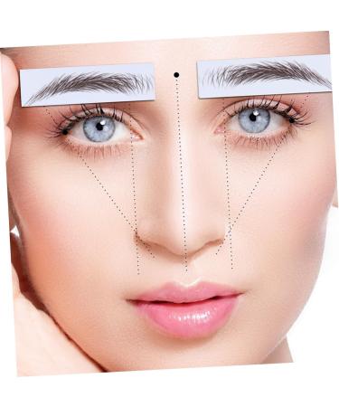 Housoutil 4pcs Eyebrow Stickers False Eyebrows Sticker Hair Water Transfer Eyebrow Sticker 6d Mold Modify 21x15cm Brown - Buy Online on GoSupps.com