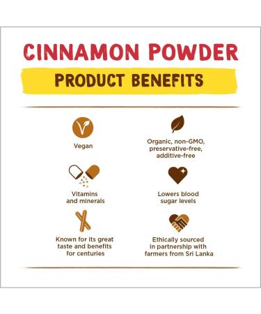 Coconut Merchant Organic Cinnamon Powder 250g - Ethically Sourced, Non-GMO, 100% Natural | Vegan & Gluten Free - Ideal for Smoothies, Cooking, and Baking - Buy Online on GoSupps.com