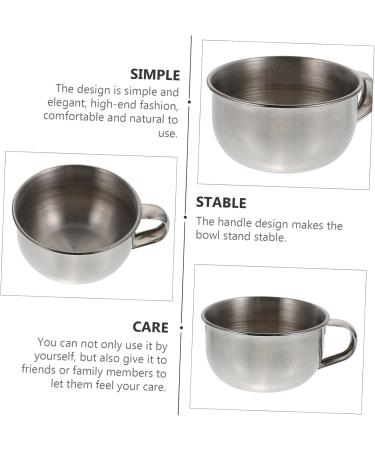 FRCOLOR 6 STK Razor Wood Mixing Bowls Stainless Steel Shaving Brush & Japanese Soup Bowls Rustproof Durable Perfect for Rice & More - Buy Online on GoSupps.com