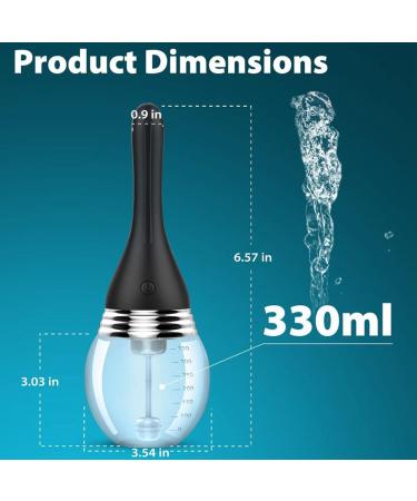 Ouitble Rechargeable Silicone Enema Cleaner for Women | Anti-Backflow Intestinal Hygiene & Anal Intercourse | International Shipping Available - Buy Online on GoSupps.com