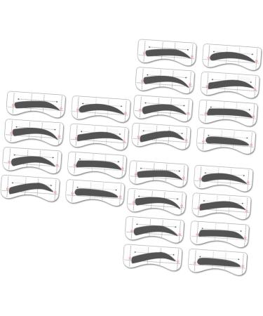 FOMIYES 96 Pairs 8 Eyebrow Shaping Tools Molds Eyeshadow Eyebrow Card Female Painting Eyebrow Powder 1 count (Pack of 1) As Shownx3pcs - Buy Online on GoSupps.com