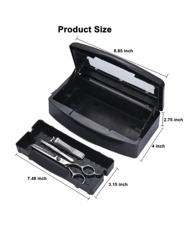 Plastic Nail Art Tool Sterilizer Tray - Clean & Sterilize Tweezers, Salon & Spa Equipment in Black - LXIANGN - Buy Online on GoSupps.com