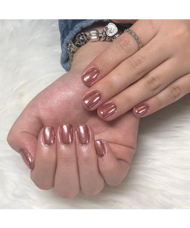 GZMAYUEN Rose Mirror Chrome Nail Powder Metallic Powder for Nails 6 Colors Solid Pink Nail Art Chrome Powder 07 - Buy Online on GoSupps.com