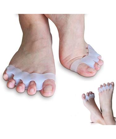 Buy Silicone Toe Separators for Hallux Valgus & Hammer Toe Relief - 4 Pieces for Foot Pain Relief - International Shipping Available - Buy Online on GoSupps.com