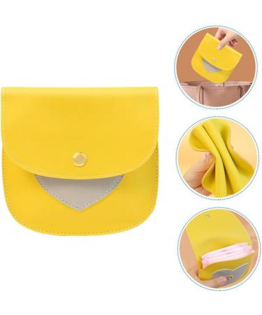 4-Piece Women's Bandage & Menstrual Storage Bag Set | Stylish Leather Cosmetic Bags for Teens & Students - 14x13.5cm - Buy Online on GoSupps.com