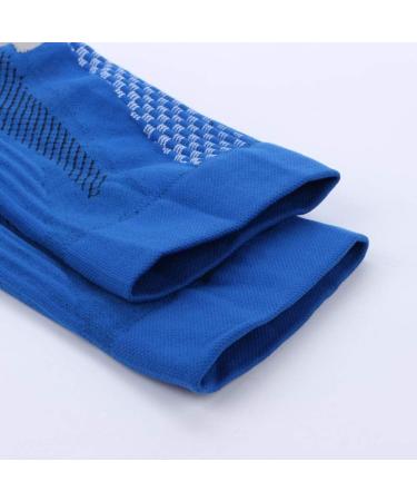 Compression Socks for Men & Women | Outdoor Sports Running & Travel - Blue 35 cm S/M - Buy Online on GoSupps.com