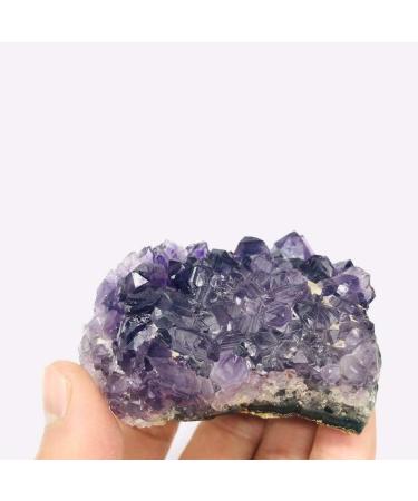 2pc 50g-90g raw Natural Dark Uruguayan Brazilian semi-Precious Stone Grape Amethyst Cluster for Sale - Buy Online on GoSupps.com