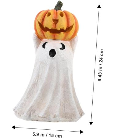 ifundom Halloween Pumpkin Resin Ornaments Sculpture Outdoor - Buy Online on GoSupps.com