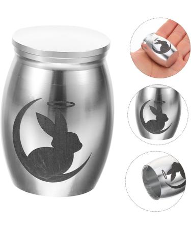 GANAZONO 5pcs Rabbit Urn Dog Urns for Ashes Mini Urns for Ashes Small Pet Urn Bunny Pet Urns Stainless Steel 4.00X3.00X3.00CMx5pcs Silverx5pcs - Buy Online on GoSupps.com