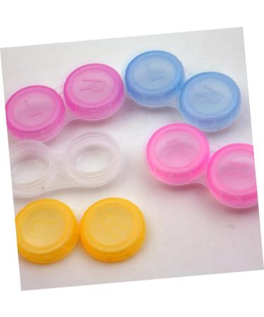 Solustre 10-Pack Colored Contact Lens Containers - Durable Travel Tanks for Safe Storage & Easy Access - Buy Online on GoSupps.com