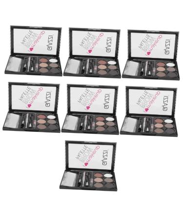 TOVINANNA 7 Sets Eyebrow Powder Set Eyebrow Powder Tool Lit Eyebrow Pomade Eyeow Mp e Abs Six Colors Miss