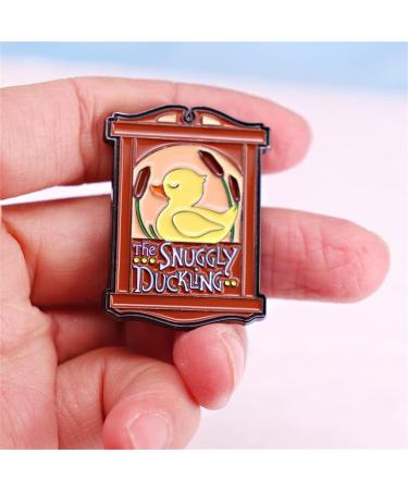 The Snuggly Duckling Enamel Pin - Cartoon Fairy Tale Duck Bar Sign Badge for Anime Fans, Kids Jewelry Gift - Ideal for Hats, Jackets, and Canvas - Buy Online on GoSupps.com