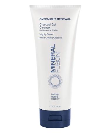 Mineral Fusion Overnight Renewal Charcoal Gel Cleanser, 7 Ounce