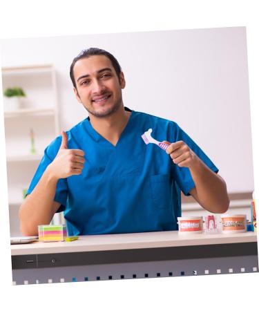 Collbath 2-Piece Prosthesis Cleaning Brush Set - Portable Double-Head Toothbrush for Effective Prosthesis Care - Buy Online on GoSupps.com