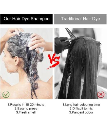 Cerioll Dark Brown Hair Color Shampoo Brown Hair Dye Shampoo 3in1 Hair Dye Shampoo 3 in 1 Instant Hair Colors for Men and Women 500 ml Dark Brown - Buy Online on GoSupps.com