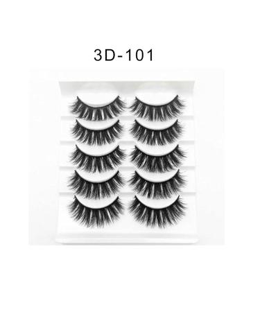 YUECI 5/20 Couples 3D False Lashes - Natural & Dense Reusable Eyelashes for Party Makeup | Long Thick Eyelash Extensions - Free Size A-#01 - Buy Online on GoSupps.com