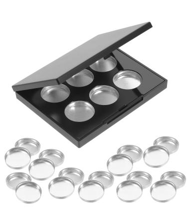 Angoily 1 Set Box Square Eye Shadow Box Travel Empty Bracket Make up