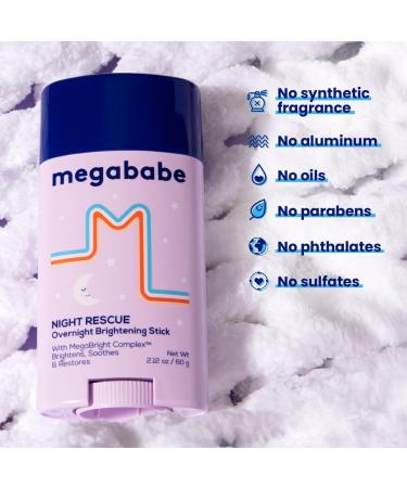 Megababe Night Rescue | Brightening & Soothing | 2.12 oz - Buy Online on GoSupps.com
