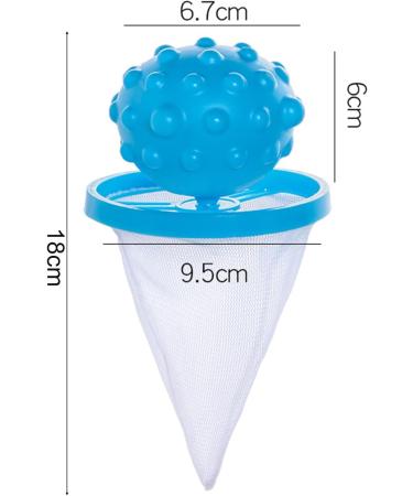 emlovosy Wash Cleaning Ball Laundry Ball Stain Removal Tool Filtering Anti-Deformed Blue 5pcs - Buy Online on GoSupps.com