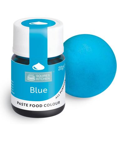 Squires Kitchen Blue Food Colouring Paste - 20g | Concentrated Color for Sugarpaste, Fondant, Buttercream, and More - Buy Online on GoSupps.com