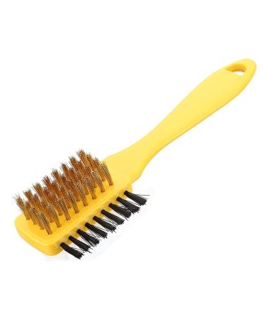 Shoe Brush 3 in 1 Shoe Brush Suede Nubuck Shoes Boot Cleaner Brush Practical Handbag Brushes Rubber Eraser Set Brush Onecolor