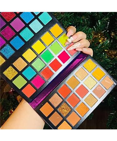 DUnLap Beauty Palette 72 Colors Matte Glitter Eyeshadow Colorful Eye Shadow Colorful Eyeshadow Makeup Pigments Eyeshadow Palette - Buy Online on GoSupps.com