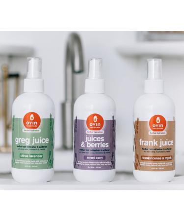 Oyin Handmade Frank Juice Herbal Leave-In Hair Tonic 250ml - Frankincense & Myrrh Infused - Buy Online on GoSupps.com