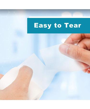 LotFancy Transparent Medical Tape - 6 Rolls | 2 x 10 Yards | Adhesive Clear Hypoallergenic Surgical Tape - PE First Aid Tape for Wound, Bandage, Sensitive Skin - Latex Free - Buy Online on GoSupps.com