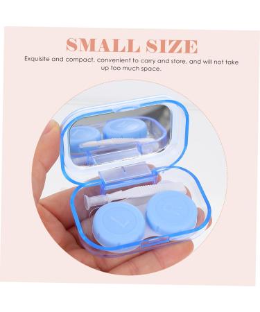 Solustrie Cartoon Pupils Contact Lenses - 4 Boxes with Storage Case | Travel-Friendly Lens Holder - 6.5x4.5x2.5cm - Buy Online on GoSupps.com