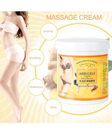 1000g Slim Cream Body Shaping | Hot Slimming & Tightening Cream | Ginger Anti-Cellulite Fat Burning Massage - Buy Online on GoSupps.com