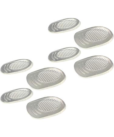 4 Pairs Comfort Heel Pad Silicone Insoles | Half Insole Shoe Pads for Pain Relief - International Shipping Available - Buy Online on GoSupps.com