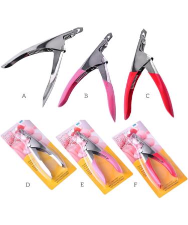 AUklOPVZZ Acrylic Nail Clippers Professional Fake Nails Durability Beauty Supplies for Extension Repairs Tools Decoration type 1 - Buy Online on GoSupps.com
