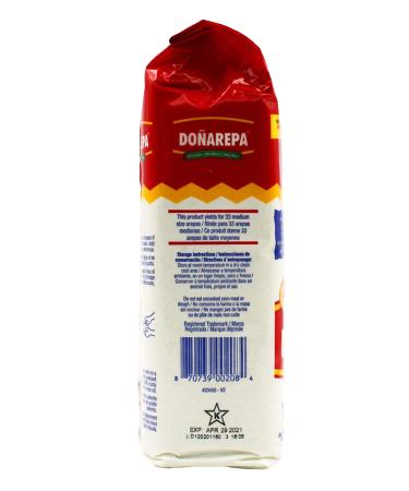 Premium Donarepa Precooked White Corn Meal 35.3oz - Authentic Latin American Flavor - Buy Online on GoSupps.com
