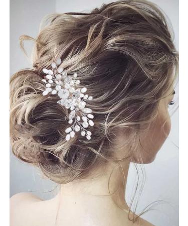 Yean Opal Crystal Wedding Hair Comb - Bridal Hair Accessory for Women and Girls - Buy Online on GoSupps.com