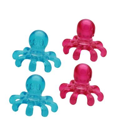 Sewoart 4 piece of massager hair scalp hair supply head massage tingling head supply comfortable head scratch head accessories household tool head gripper older plastic 11.00x8.50cm as shown