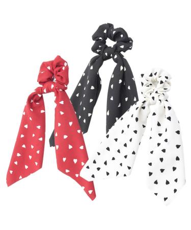 3st sheet hair tie for hair soft scarf hair tie chiffon-horseshall hairy hair hair tie chiffon chiffon soft ponytail holder curly woman headband