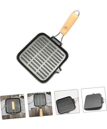 HOMSFOU Frying Pan Portable Cooker Outdoor Griddle Stainless Steel Roasting Pan Non Stick Omelette Pan Mini Tamagoyaki Egg Pan Non-Stick Cookware Camping Non-Stick Pan Outdoor Cooking Pot - Buy Online on GoSupps.com